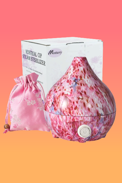 Mottery Menstrual Cups DISC Steamer Machine High Temperature Wash Your Cup 99.9% Dirty 8 Minutes - Feminine Hygiene - Leak-Free